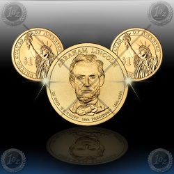 ZDA $1 (President) 2010 P+D "Abraham Lincoln"